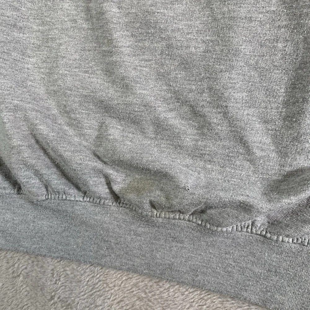 New York Popular Detroit Sweatshirt Mens Medium Gray Crewneck Fleece‎ Top M - Picture 5 of 11